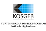 KOSGEB Yurtdışı Pazar Destekleri Programı